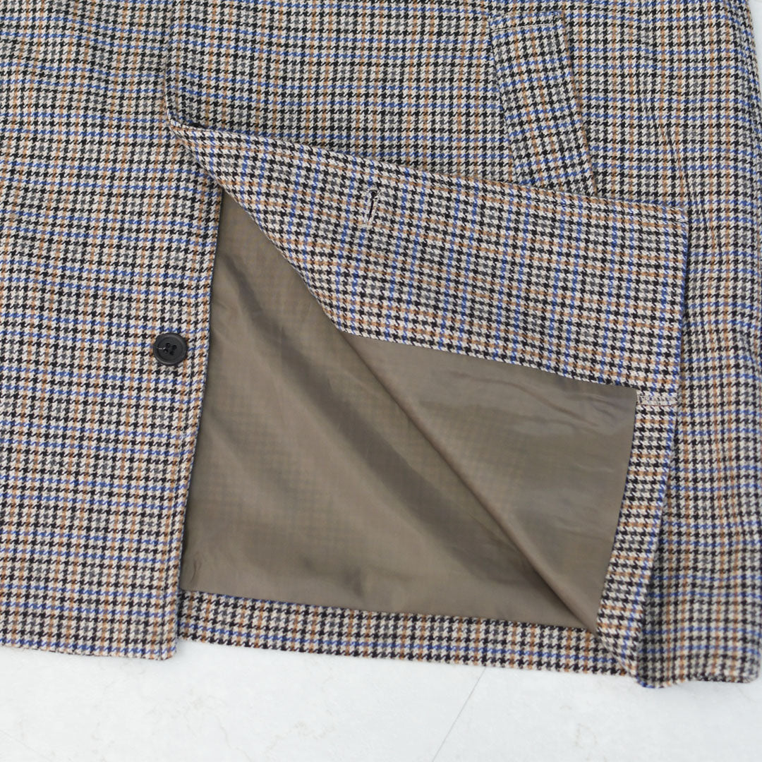 MidiUmi [ミディウミ] soutien collar middle coat [3-779928] ステンカラーミドルコート・ウールポリエステル・アウター・シンプル・シングルブレスト・LADY'S [2025AW]