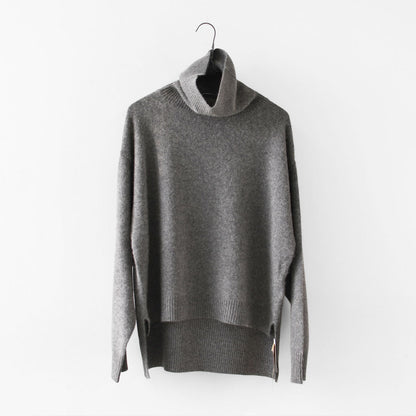 MidiUmi [ミディウミ] raccoon knit high neck pullover [4-720003] ラクーンニットハイネックプルオーバー・ワイドシルエット・ゆったり・シンプル・着心地・ニット・ LADY'S [2025AW]