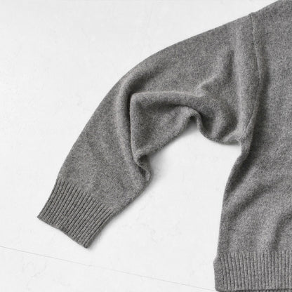 MidiUmi [ミディウミ] raccoon knit high neck pullover [4-720003] ラクーンニットハイネックプルオーバー・ワイドシルエット・ゆったり・シンプル・着心地・ニット・ LADY'S [2025AW]