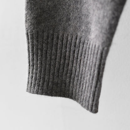 MidiUmi [ミディウミ] raccoon knit high neck pullover [4-720003] ラクーンニットハイネックプルオーバー・ワイドシルエット・ゆったり・シンプル・着心地・ニット・ LADY'S [2025AW]