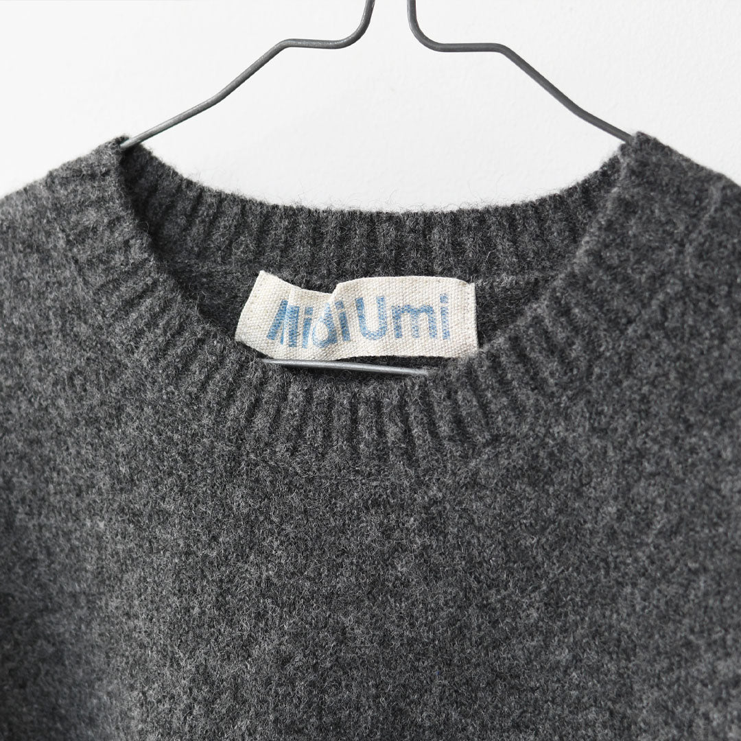 MidiUmi [ミディウミ] crew neck cocoon vest [4-72938454] クルーネックコクーンベスト・ワイドシルエット・ゆったり・シンプル・着心地・ニット・ LADY'S[2026ss]