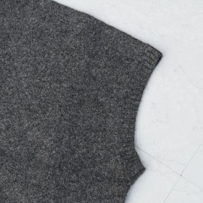 MidiUmi [ミディウミ] crew neck cocoon vest [4-72938454] クルーネックコクーンベスト・ワイドシルエット・ゆったり・シンプル・着心地・ニット・ LADY'S[2026ss]