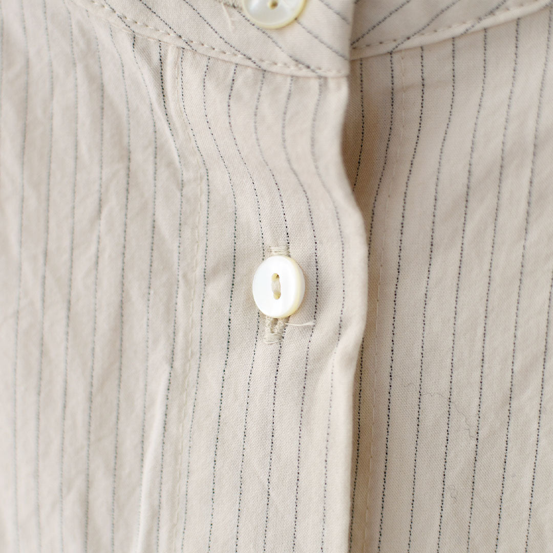 MidiUmi [ミディウミ] big pocket shirt [4-730034] ビッグポケットシャツ・ワイドシルエット・ゆったり・シンプル・着心地・コットンシャツ・綿シャツ・ LADY'S[2026ss]