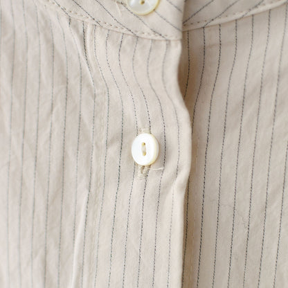 MidiUmi [ミディウミ] big pocket shirt [4-730034] ビッグポケットシャツ・ワイドシルエット・ゆったり・シンプル・着心地・コットンシャツ・綿シャツ・ LADY'S[2026ss]
