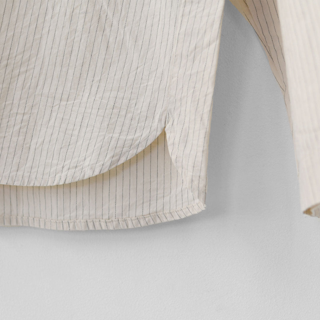 MidiUmi [ミディウミ] big pocket shirt [4-730034] ビッグポケットシャツ・ワイドシルエット・ゆったり・シンプル・着心地・コットンシャツ・綿シャツ・ LADY'S[2026ss]