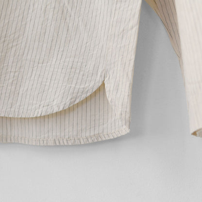 MidiUmi [ミディウミ] big pocket shirt [4-730034] ビッグポケットシャツ・ワイドシルエット・ゆったり・シンプル・着心地・コットンシャツ・綿シャツ・ LADY'S[2026ss]