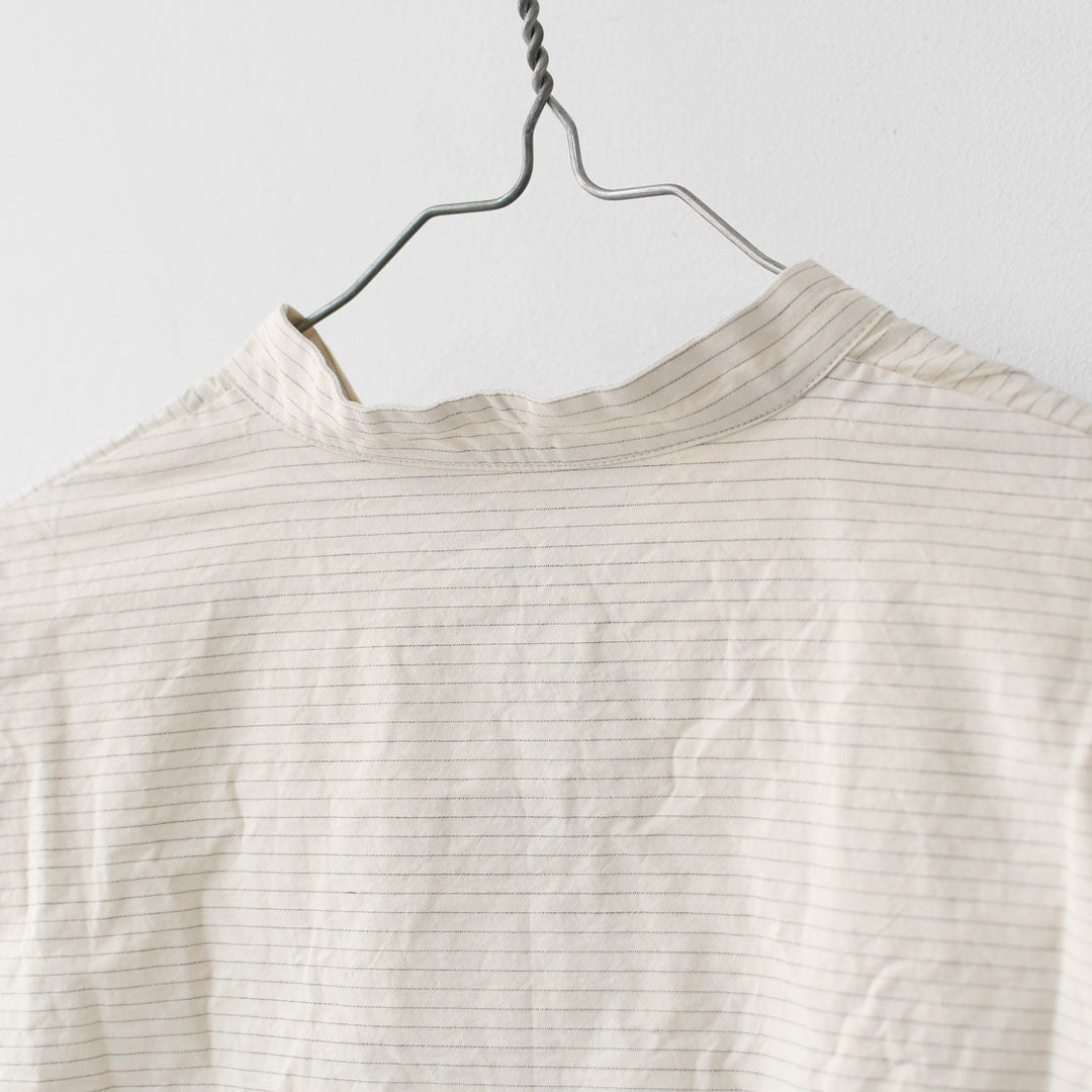 MidiUmi [ミディウミ] big pocket shirt [4-730034] ビッグポケットシャツ・ワイドシルエット・ゆったり・シンプル・着心地・コットンシャツ・綿シャツ・ LADY'S[2026ss]