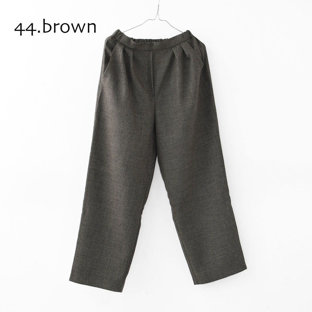 MidiUmi [ミディウミ] wide slacks PT  [4-760013] ワイドスラックスパンツ・ワイドシルエット・ゆったり・ シンプル・２タック・LADY'S[2026ss]