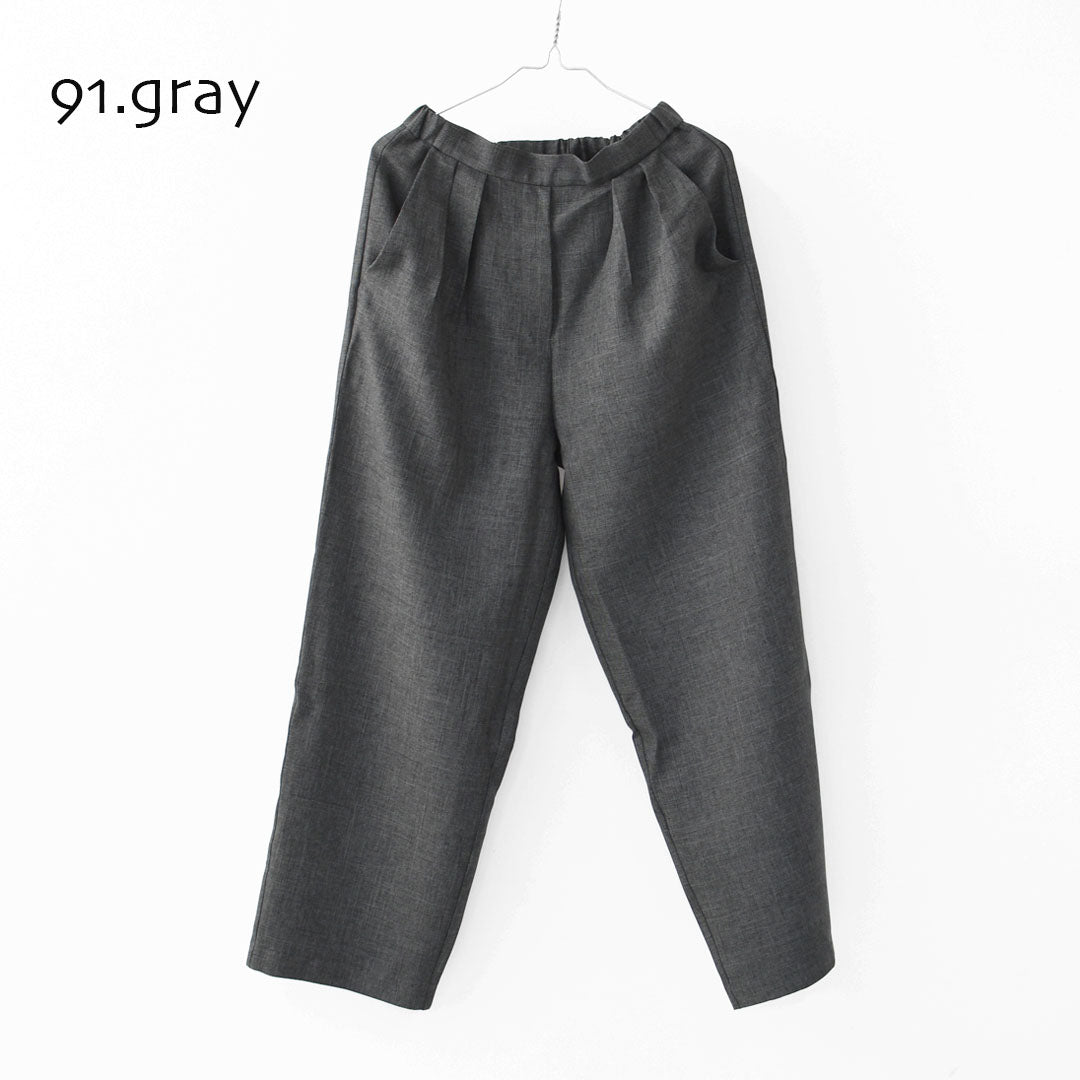 MidiUmi [ミディウミ] wide slacks PT  [4-760013] ワイドスラックスパンツ・ワイドシルエット・ゆったり・ シンプル・２タック・LADY'S[2026ss]