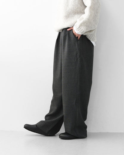 MidiUmi [ミディウミ] wide slacks PT  [4-760013] ワイドスラックスパンツ・ワイドシルエット・ゆったり・ シンプル・２タック・LADY'S[2026ss]