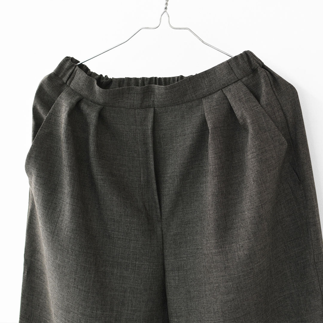 MidiUmi [ミディウミ] wide slacks PT  [4-760013] ワイドスラックスパンツ・ワイドシルエット・ゆったり・ シンプル・２タック・LADY'S[2026ss]