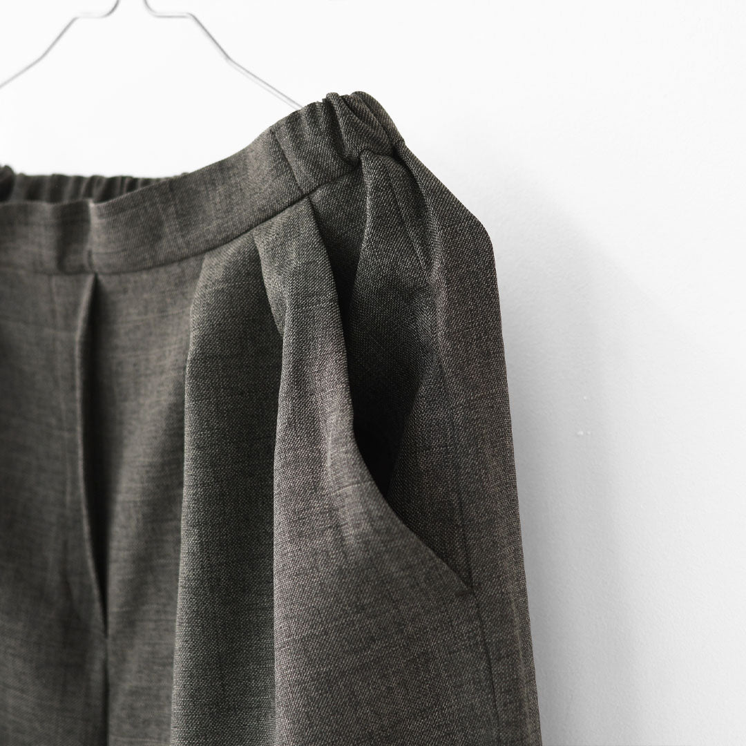 MidiUmi [ミディウミ] wide slacks PT  [4-760013] ワイドスラックスパンツ・ワイドシルエット・ゆったり・ シンプル・２タック・LADY'S[2026ss]
