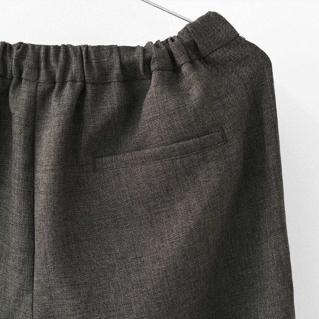 MidiUmi [ミディウミ] wide slacks PT  [4-760013] ワイドスラックスパンツ・ワイドシルエット・ゆったり・ シンプル・２タック・LADY'S[2026ss]