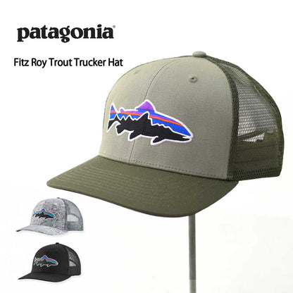 Patagonia [パタゴニア正規代理店] Fitz Roy Trout Trucker Hat [38288] フィッツロイ・トラウト・トラッカー・ハット [2025SS]