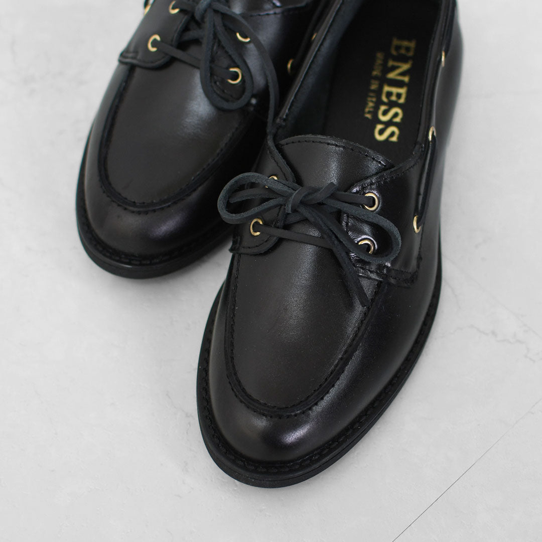 ENESS [エネス] COW LEATHER MOCCASIN [ST-1119] カウレザーモカシン [2025AW]