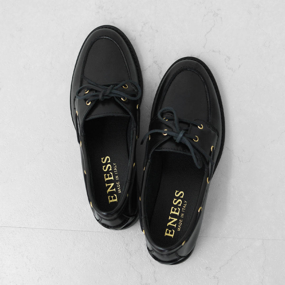 ENESS [エネス] COW LEATHER MOCCASIN [ST-1119] カウレザーモカシン [2025AW]