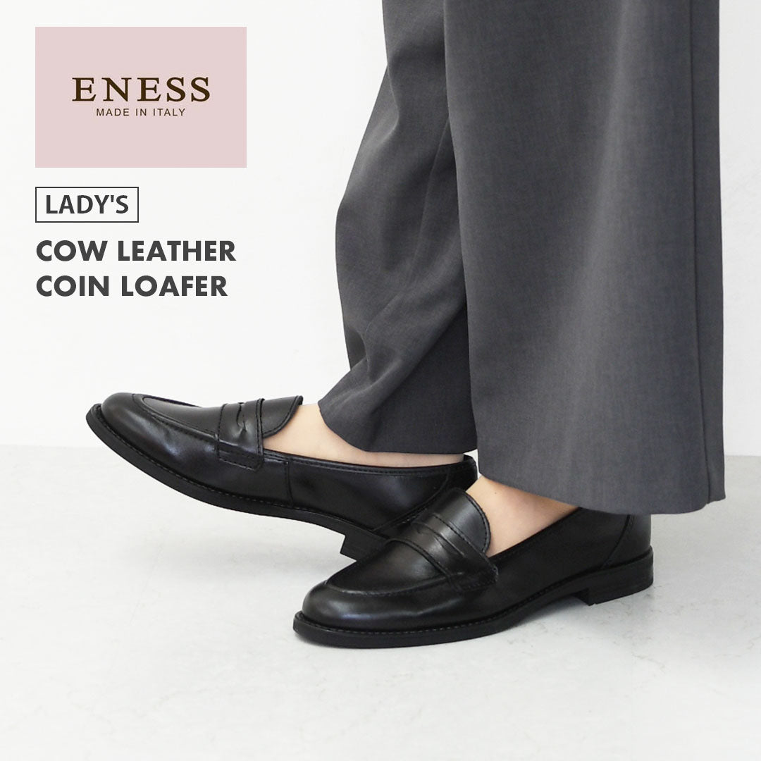 ENESS [エネス] COW LEATHER COIN LOAFER [ST-1201] カウレザーコインローファー [2025AW]