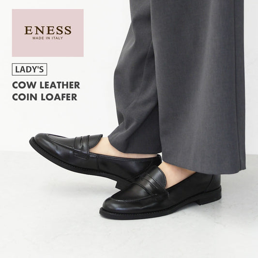ENESS [エネス] COW LEATHER COIN LOAFER [ST-1201] カウレザーコインローファー [2025AW]