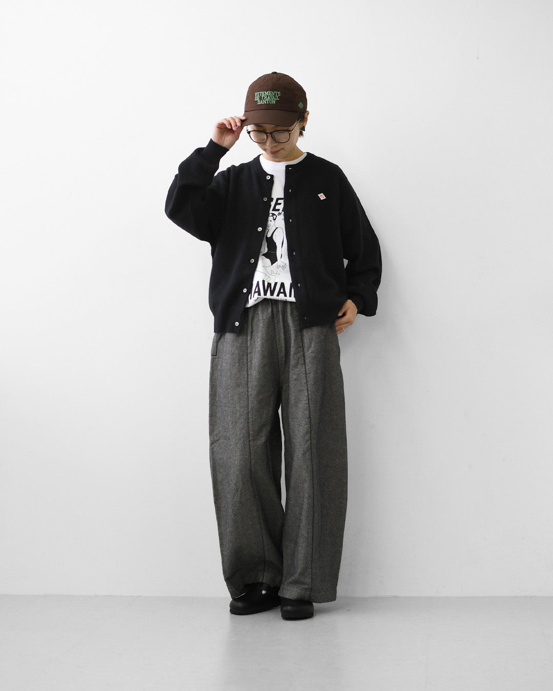LAITERIE [レイトリー] カーブパンツ [LB26306] ワイドパンツ・綿麻ツイル・ゆったりシルエット・秋パンツ・LADY'S [2026AW]