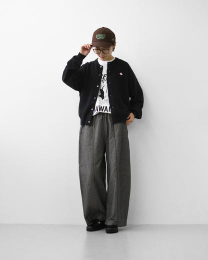 LAITERIE [レイトリー] カーブパンツ [LB26306] ワイドパンツ・綿麻ツイル・ゆったりシルエット・秋パンツ・LADY'S [2026AW]
