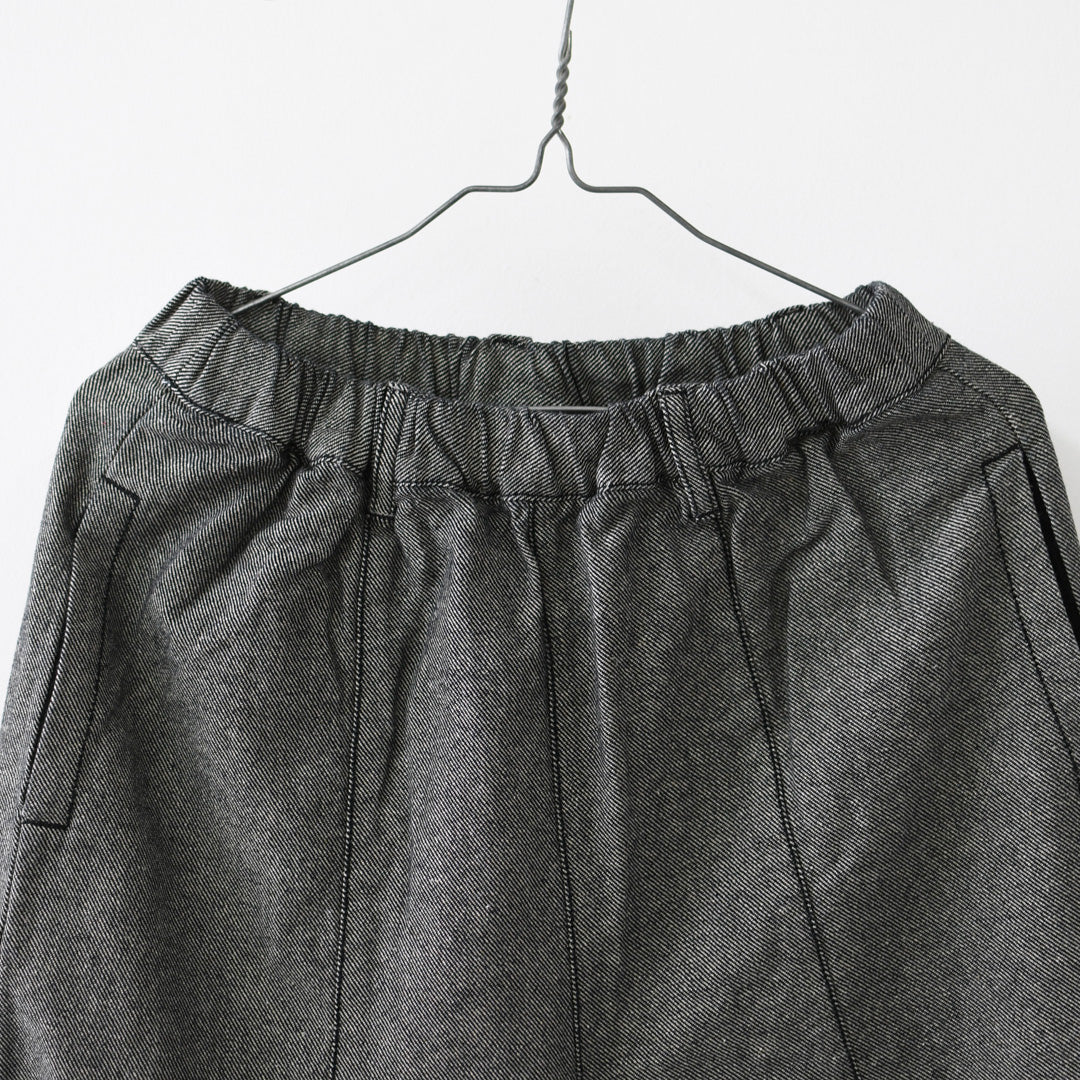 LAITERIE [レイトリー] カーブパンツ [LB26306] ワイドパンツ・綿麻ツイル・ゆったりシルエット・秋パンツ・LADY'S [2026AW]