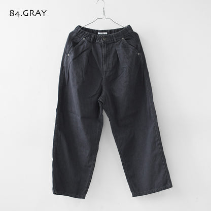 LAITERIE [レイトリー] 9ozカラーデニムワイドパンツ [LB26308] ワイドパンツ・デニム・ゆったりシルエット・秋パンツ・LADY'S [2026AW]