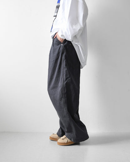 LAITERIE [レイトリー] 9ozカラーデニムワイドパンツ [LB26308] ワイドパンツ・デニム・ゆったりシルエット・秋パンツ・LADY'S [2026AW]