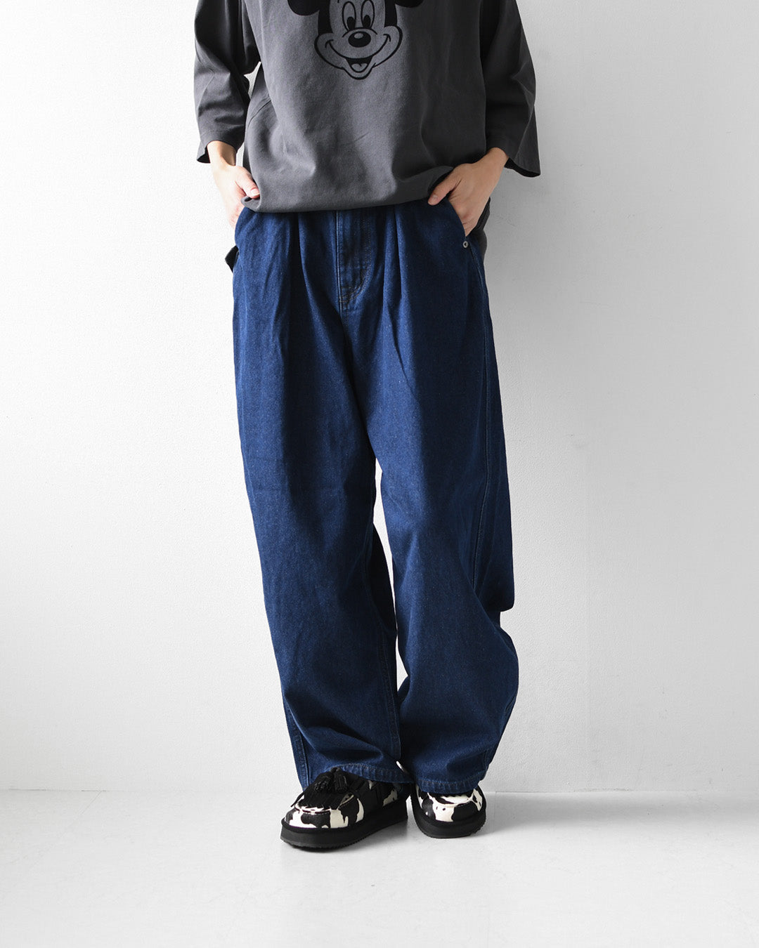 LAITERIE [レイトリー] 9ozカラーデニムワイドパンツ [LB26308] ワイドパンツ・デニム・ゆったりシルエット・秋パンツ・LADY'S [2026AW]