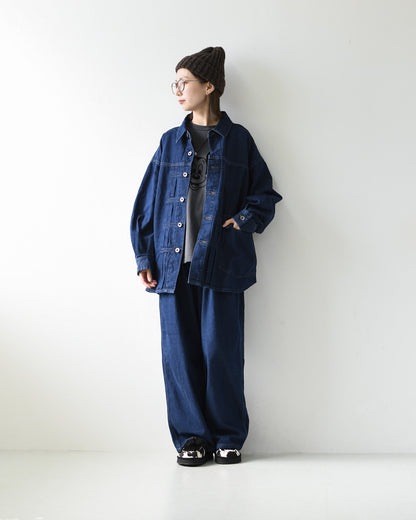 LAITERIE [レイトリー] 9ozカラーデニムワイドパンツ [LB26308] ワイドパンツ・デニム・ゆったりシルエット・秋パンツ・LADY'S [2026AW]