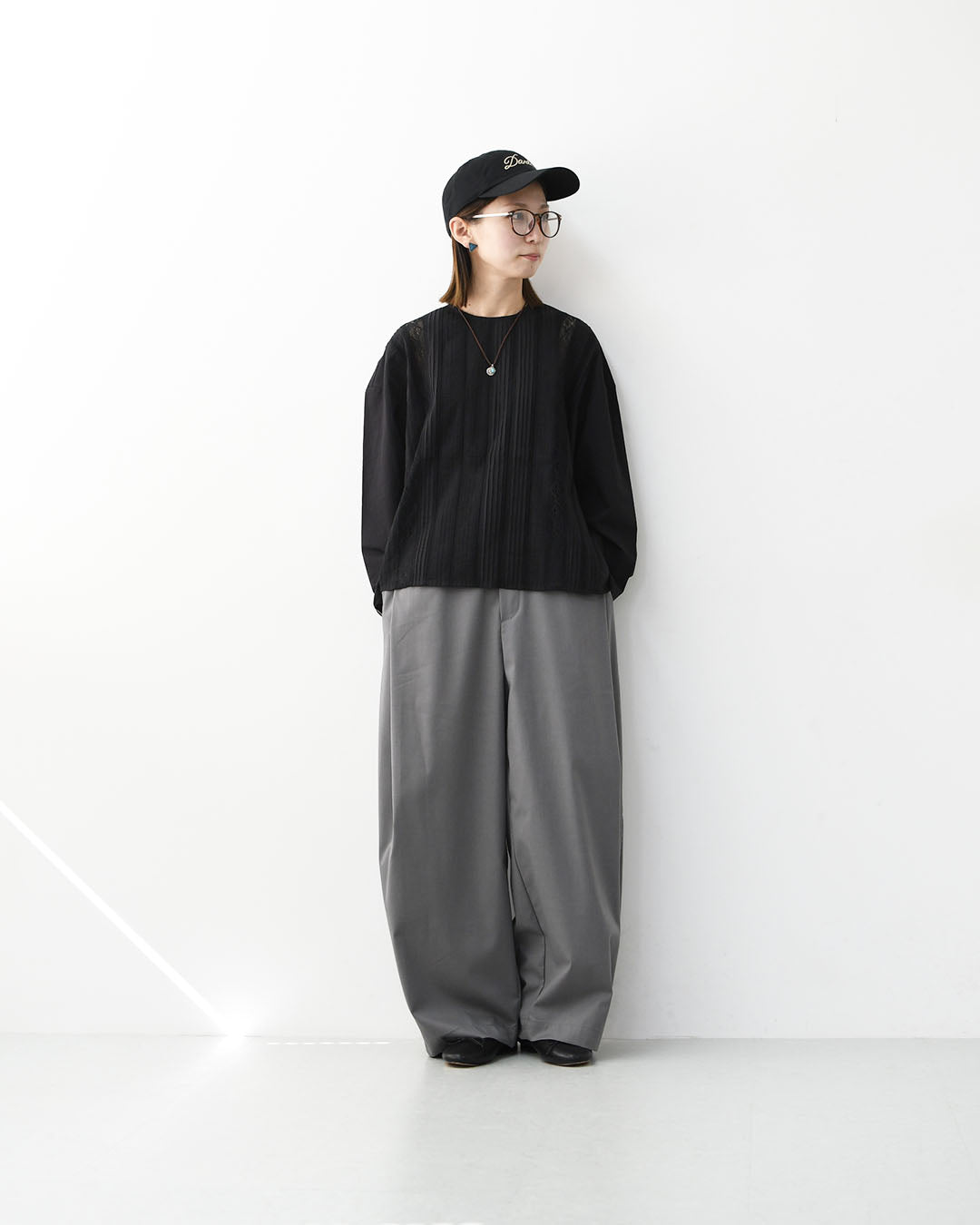 LAITERIE [レイトリー] コットンレース プルオーバー [LB26409] プルオーバー・ピンタック・レース・コットン・シンプル・LADY'S [2026AW]