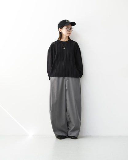 LAITERIE [レイトリー] コットンレース プルオーバー [LB26409] プルオーバー・ピンタック・レース・コットン・シンプル・LADY'S [2026AW]