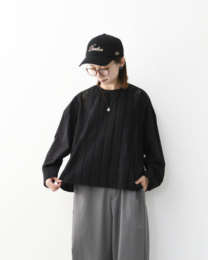 LAITERIE [レイトリー] コットンレース プルオーバー [LB26409] プルオーバー・ピンタック・レース・コットン・シンプル・LADY'S [2026AW]