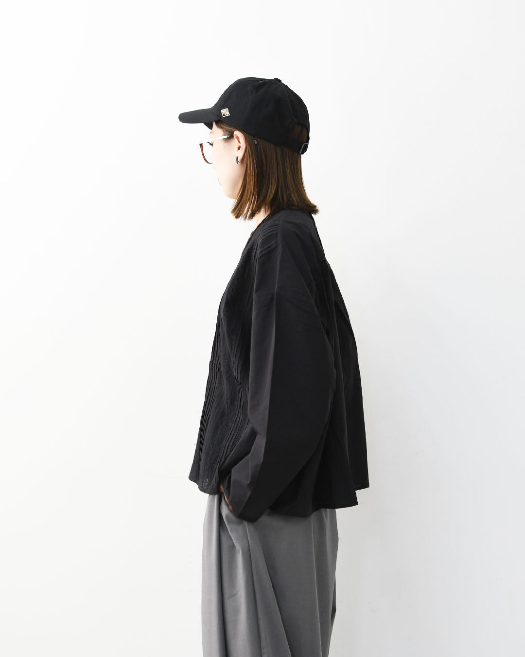 LAITERIE [レイトリー] コットンレース プルオーバー [LB26409] プルオーバー・ピンタック・レース・コットン・シンプル・LADY'S [2026AW]