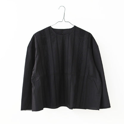 LAITERIE [レイトリー] コットンレース プルオーバー [LB26409] プルオーバー・ピンタック・レース・コットン・シンプル・LADY'S [2026AW]