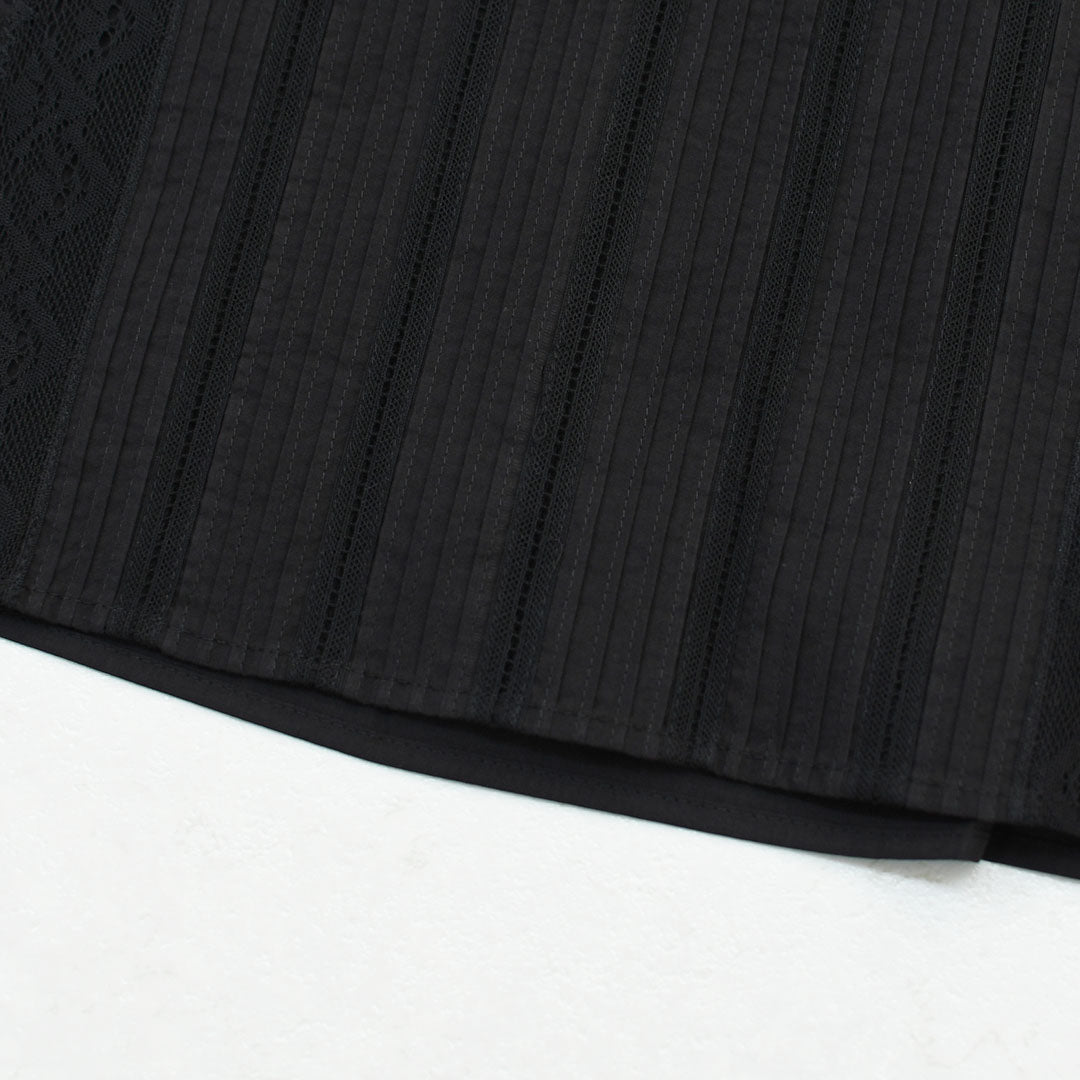 LAITERIE [レイトリー] コットンレース プルオーバー [LB26409] プルオーバー・ピンタック・レース・コットン・シンプル・LADY'S [2026AW]