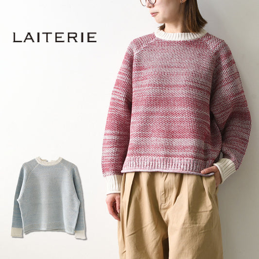 LAITERIE [レイトリー] プルオーバー [LK26307] ニットプルオーバー・ニット・長袖・レトロ・LADY'S [2026AW]