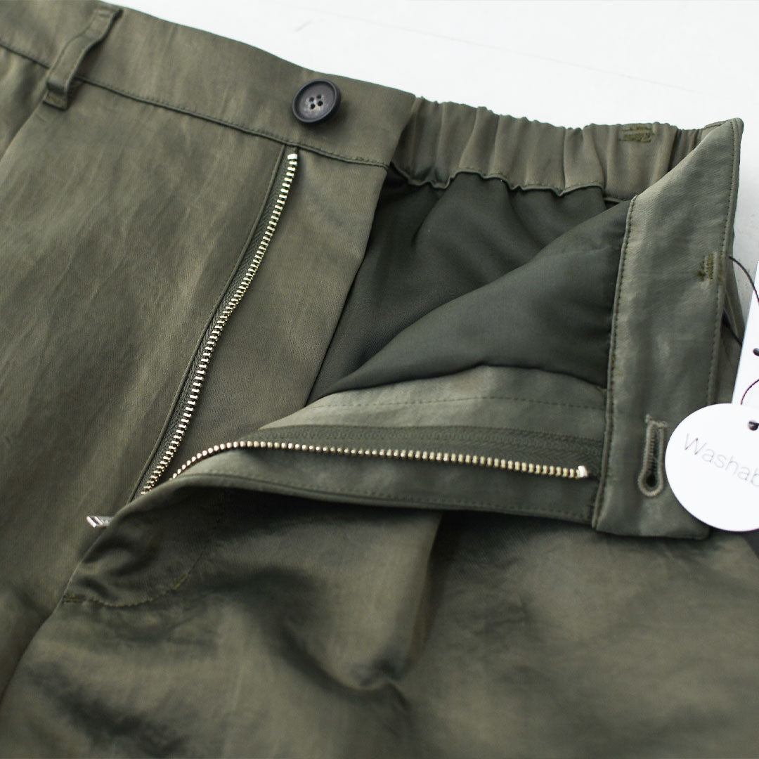 MICA&DEAL [マイカアンドディール] satin cargo pt [0125403346] サテンカーゴパンツ・サテン素材・光沢・上品・ルーズシルエット・ワイドシルエット・LADY'S [2025AW]
