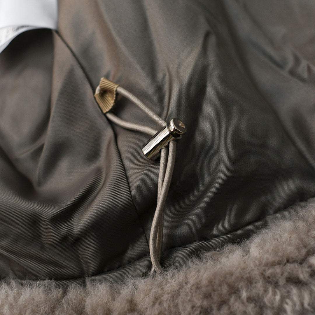 MICA&DEAL [マイカアンドディール] stand collar boa bz [0125406330] スタンドカラーボアブルゾン・フェイクファー素材・ルーズシルエット・冬コート・LADY'S [2025AW]