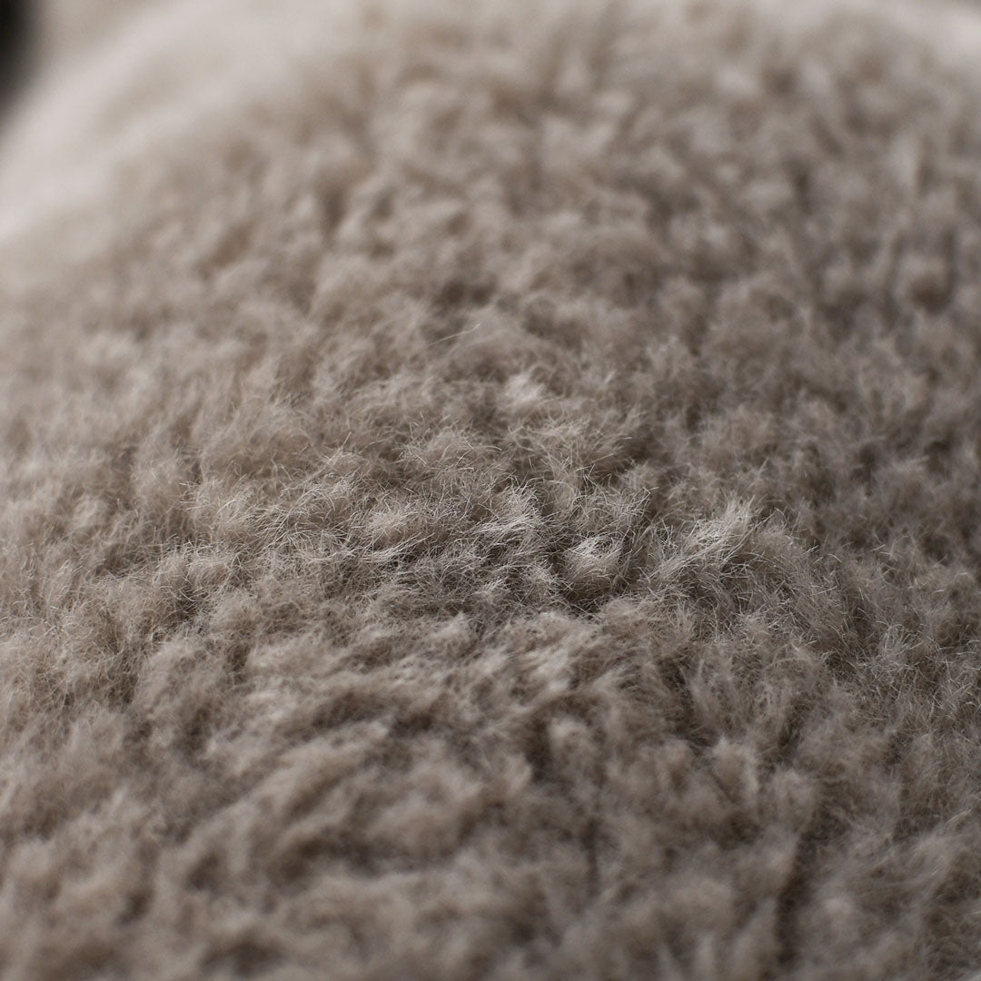 MICA&DEAL [マイカアンドディール] stand collar boa bz [0125406330] スタンドカラーボアブルゾン・フェイクファー素材・ルーズシルエット・冬コート・LADY'S [2025AW]