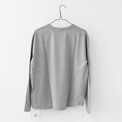 MICA&DEAL [マイカアンドディール] "CELIA"ロゴロングT-shirt [012540930] セリアロゴロングTシャツ・ゆったりシルエット・カットソー・長袖・長T・キレイめ・LADY'S [2025AW]