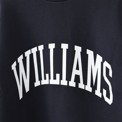 MICA&DEAL [マイカアンドディール] -WILLIAMS- urake p/o [0125409334] -WILLIAMS- ロゴ裏起毛スウェット・プルオーバー・裏起毛スウェット・ルーズシルエット・LADY'S [2025AW]
