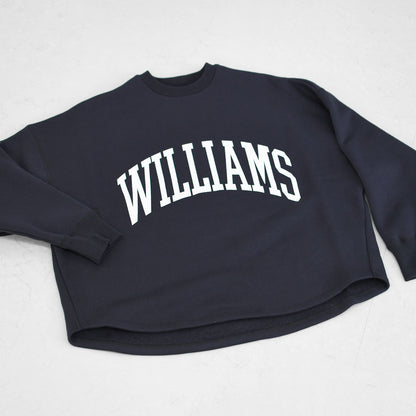 MICA&DEAL [マイカアンドディール] -WILLIAMS- urake p/o [0125409334] -WILLIAMS- ロゴ裏起毛スウェット・プルオーバー・裏起毛スウェット・ルーズシルエット・LADY'S [2025AW]