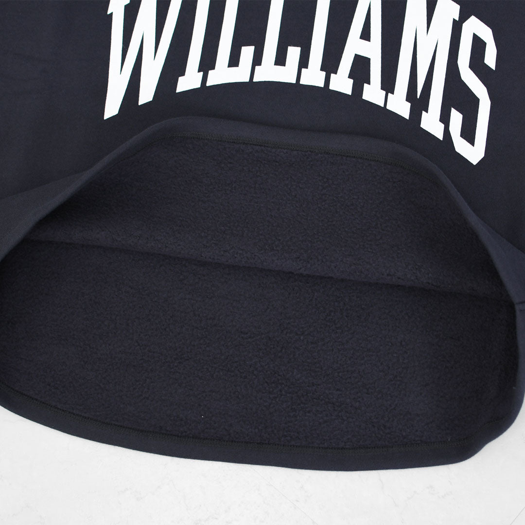 MICA&DEAL [マイカアンドディール] -WILLIAMS- urake p/o [0125409334] -WILLIAMS- ロゴ裏起毛スウェット・プルオーバー・裏起毛スウェット・ルーズシルエット・LADY'S [2025AW]