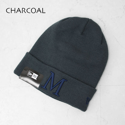MICA&DEAL [マイカアンドディール] MICA×NEW ERA "M"ロゴ刺繍カフニット帽 [0125410356] マイカ×ニューエラ Mロゴニット・シンプル・ニットキャップ・LADY'S [2025AW]