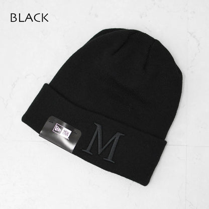 MICA&DEAL [マイカアンドディール] MICA×NEW ERA "M"ロゴ刺繍カフニット帽 [0125410356] マイカ×ニューエラ Mロゴニット・シンプル・ニットキャップ・LADY'S [2025AW]