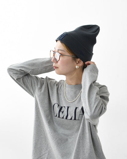 MICA&DEAL [マイカアンドディール] MICA×NEW ERA "M"ロゴ刺繍カフニット帽 [0125410356] マイカ×ニューエラ Mロゴニット・シンプル・ニットキャップ・LADY'S [2025AW]