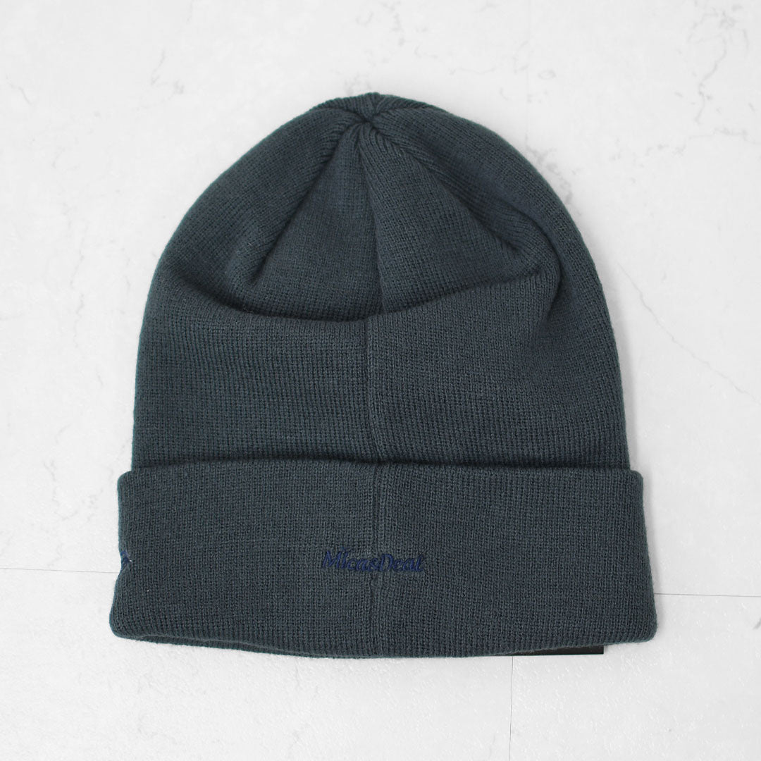 MICA&DEAL [マイカアンドディール] MICA×NEW ERA "M"ロゴ刺繍カフニット帽 [0125410356] マイカ×ニューエラ Mロゴニット・シンプル・ニットキャップ・LADY'S [2025AW]