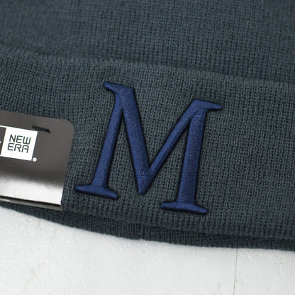 MICA&DEAL [マイカアンドディール] MICA×NEW ERA "M"ロゴ刺繍カフニット帽 [0125410356] マイカ×ニューエラ Mロゴニット・シンプル・ニットキャップ・LADY'S [2025AW]