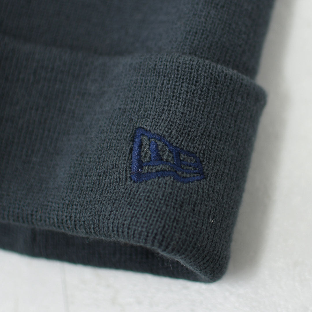 MICA&DEAL [マイカアンドディール] MICA×NEW ERA "M"ロゴ刺繍カフニット帽 [0125410356] マイカ×ニューエラ Mロゴニット・シンプル・ニットキャップ・LADY'S [2025AW]