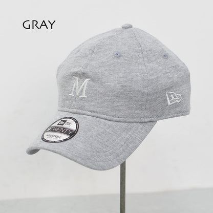 MICA&DEAL [マイカアンドディール] MICA×NEW ERA "M"ロゴ刺繍裏毛CAP-9TWENTY [0125410357] マイカ×ニューエラ ウラケキャップ・裏毛キャップ・シンプル・ロゴ・コラボキャップ・9TWENTYモデル・LADY'S [2025AW]